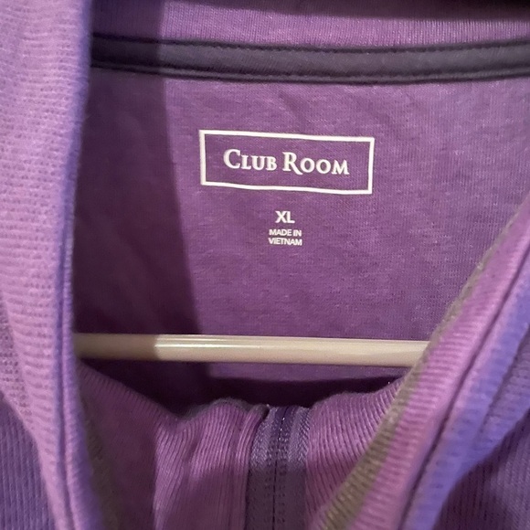 𝅺club room Ls French rib in dark fig - Picture 6 of 9